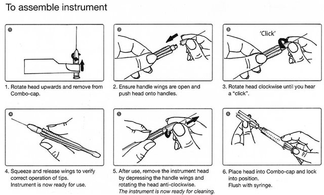 20g Serrated Forceps – Head in Combo-Cap